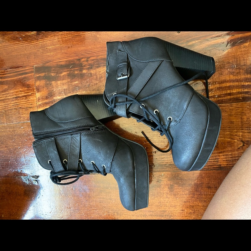 chunky ankle boots